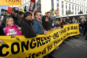 CB and Sean Penn at peace rally CB and Sean Penn at peace rally
